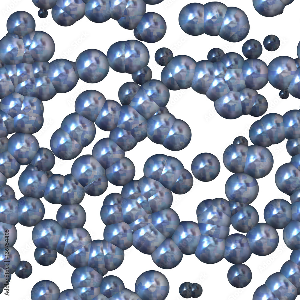 Continuous molecular pattern
Continuous molecular pattern