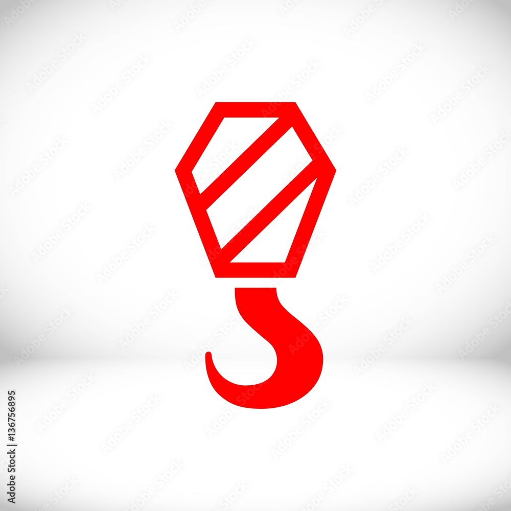 crane icon stock vector illustration flat design crane icon stock vector illustration flat design