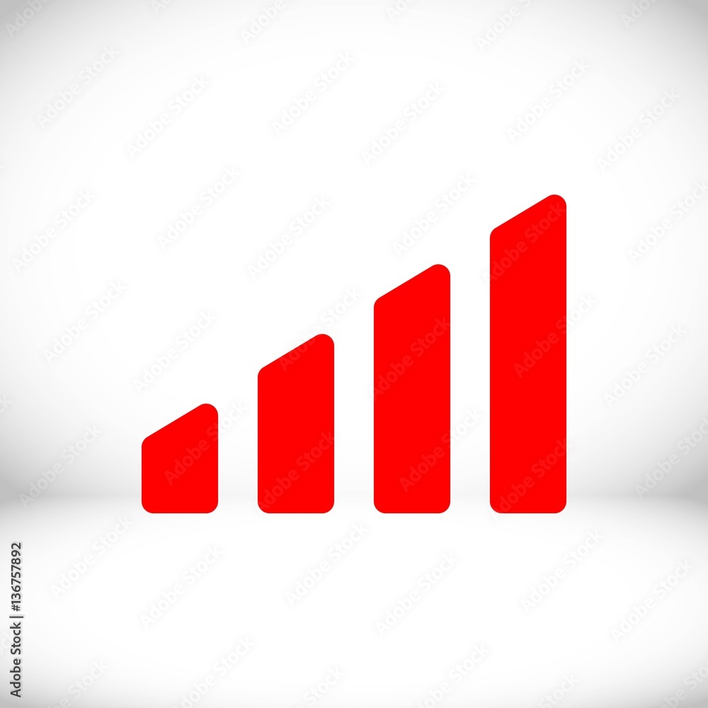 level icon stock vector illustration flat design level icon stock vector illustration flat design