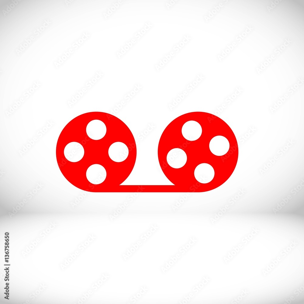 video icon stock vector illustration flat design video icon stock vector illustration flat design
