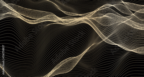 Abstract waves - - vector illustration 