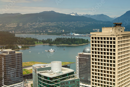 Cityscape of downtown vancouver  photo