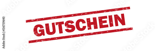 Stempel vintage - Gutschein