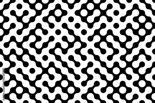 Continuous   wide halftone background - vector illustration 