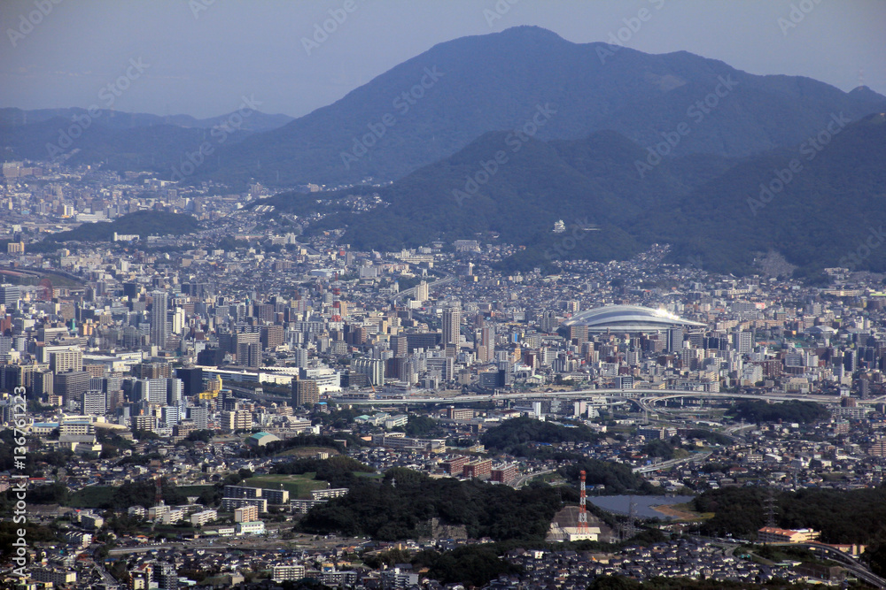 皿倉山から見た風景