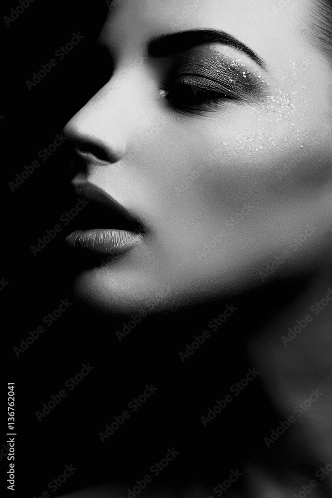 Beautiful Face Makeup fashion portrait Beautiful Face Makeup fashion portrait