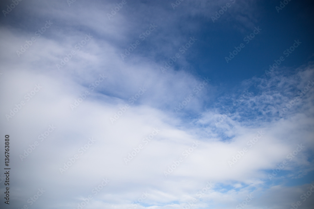 Clouds on a background of blue sky. Clouds on a background of blue sky.