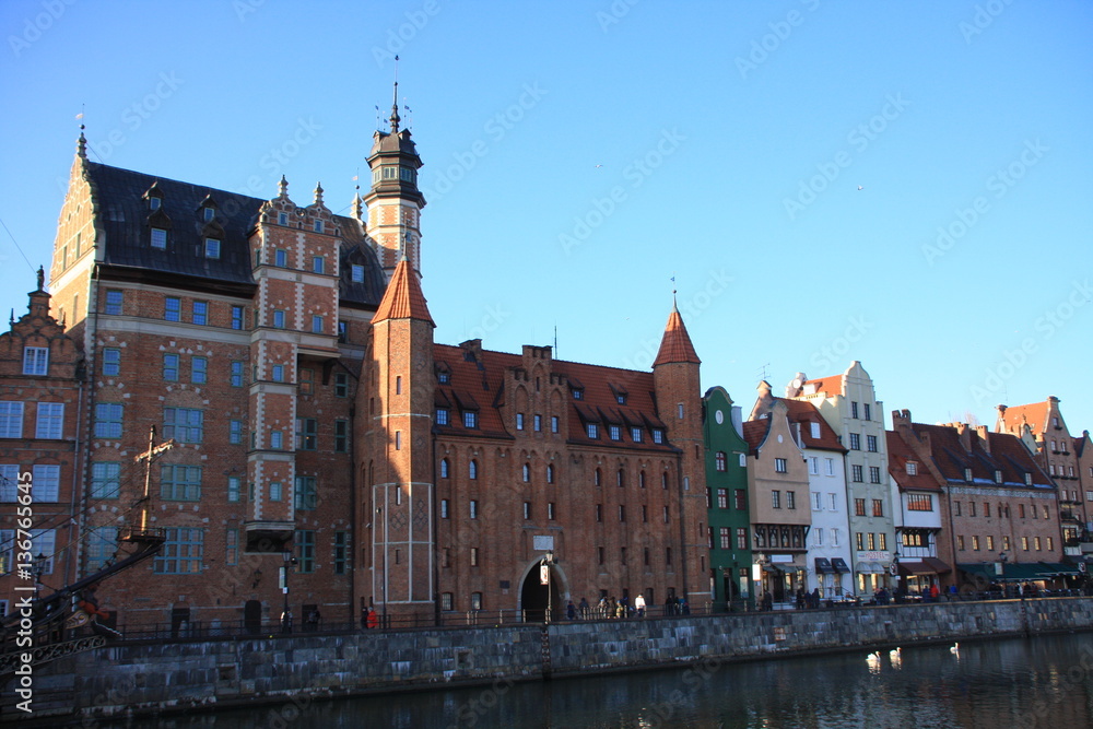 Obraz premium les quais de la Motlawa
