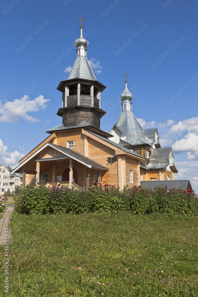 Temple of St. Agapito Markushevski in village Nyuksenitsa, Vologda Region, Russia