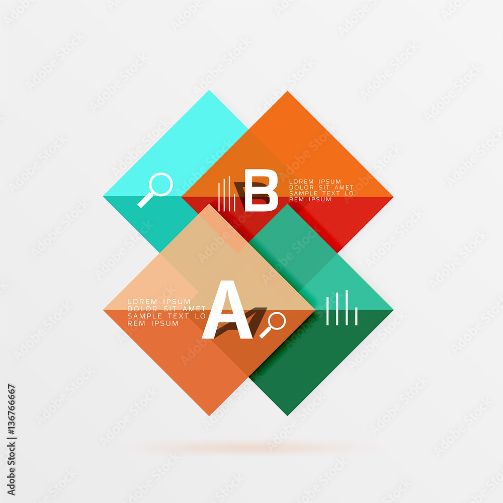 Square geometric abstract background Square geometric abstract background