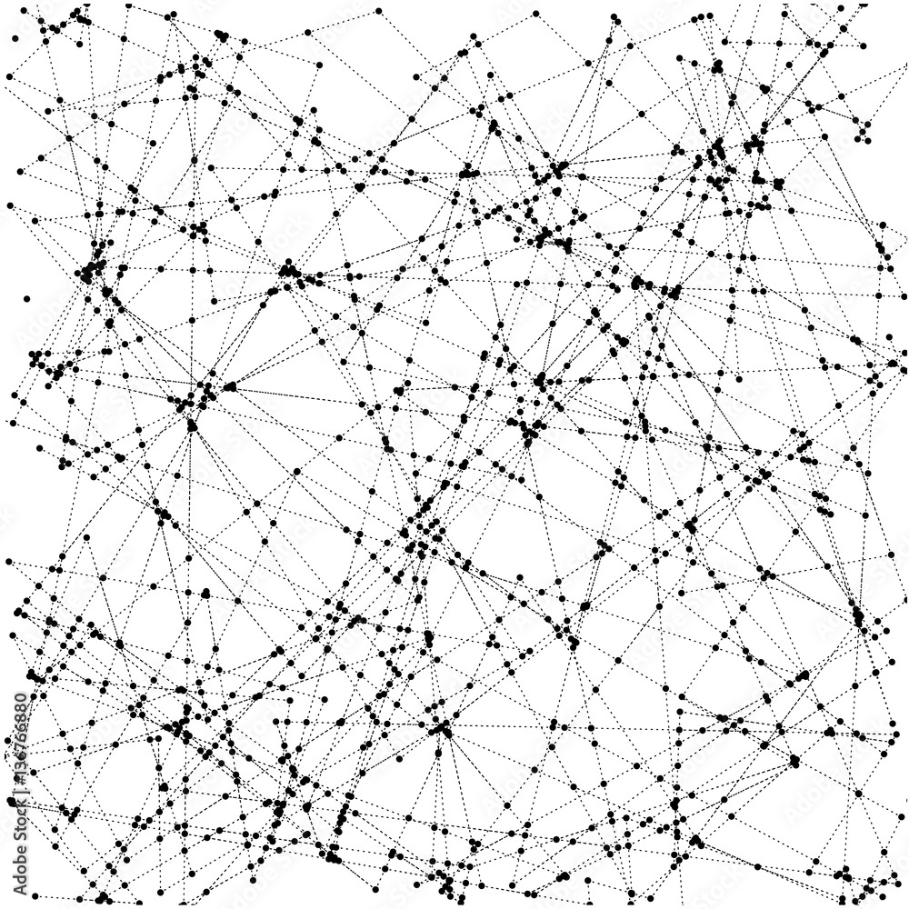 Obraz premium Abstract connection background. Technology concept. Lines inters