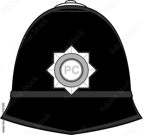 Classic Cartoon British Policemans Hat