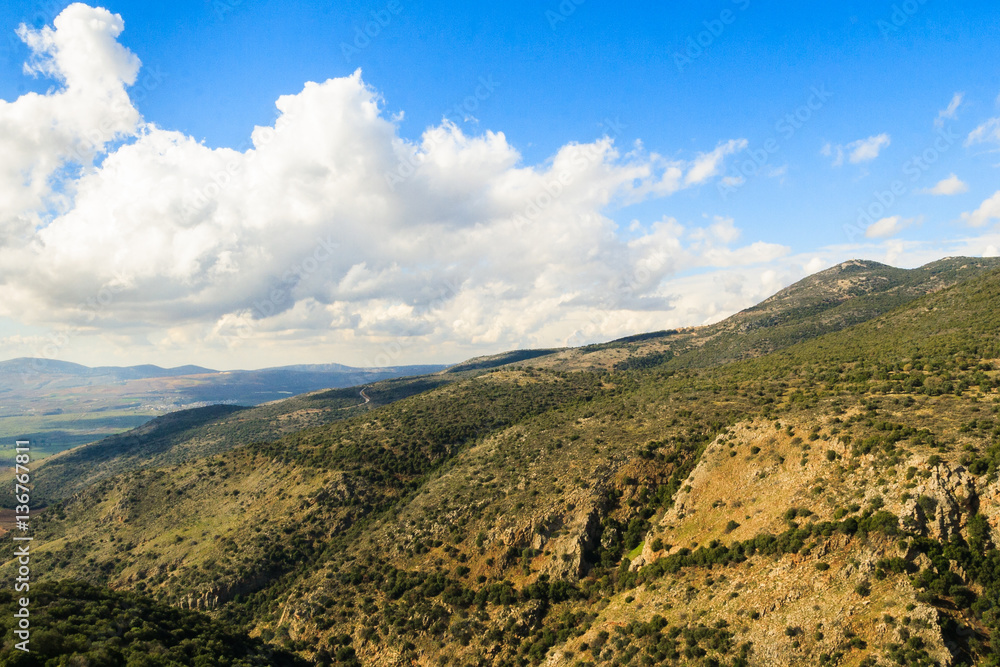 Fototapeta premium Galilee mountains landscape