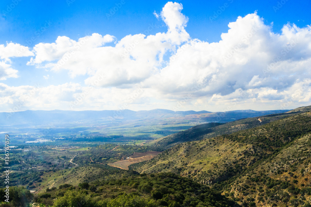 Galilee mountains landscape
