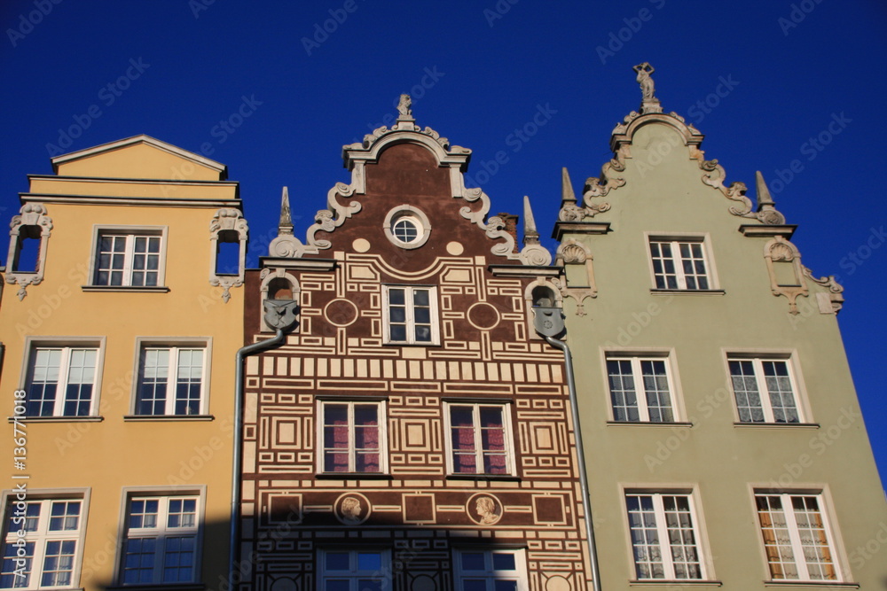 Fototapeta premium les maisons de Gdansk