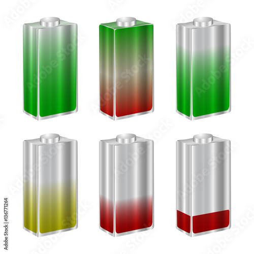 Set of 3d battery