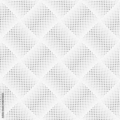 Dotted line geometric seamless pattern