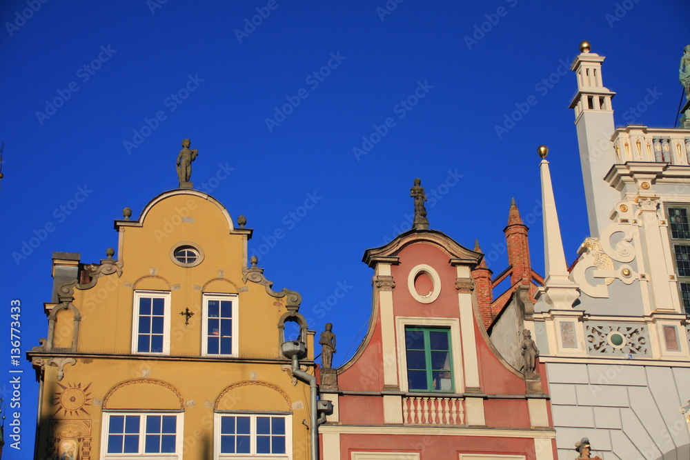 Obraz premium façades à Gdansk