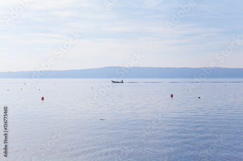 Bolsena lake in the morning