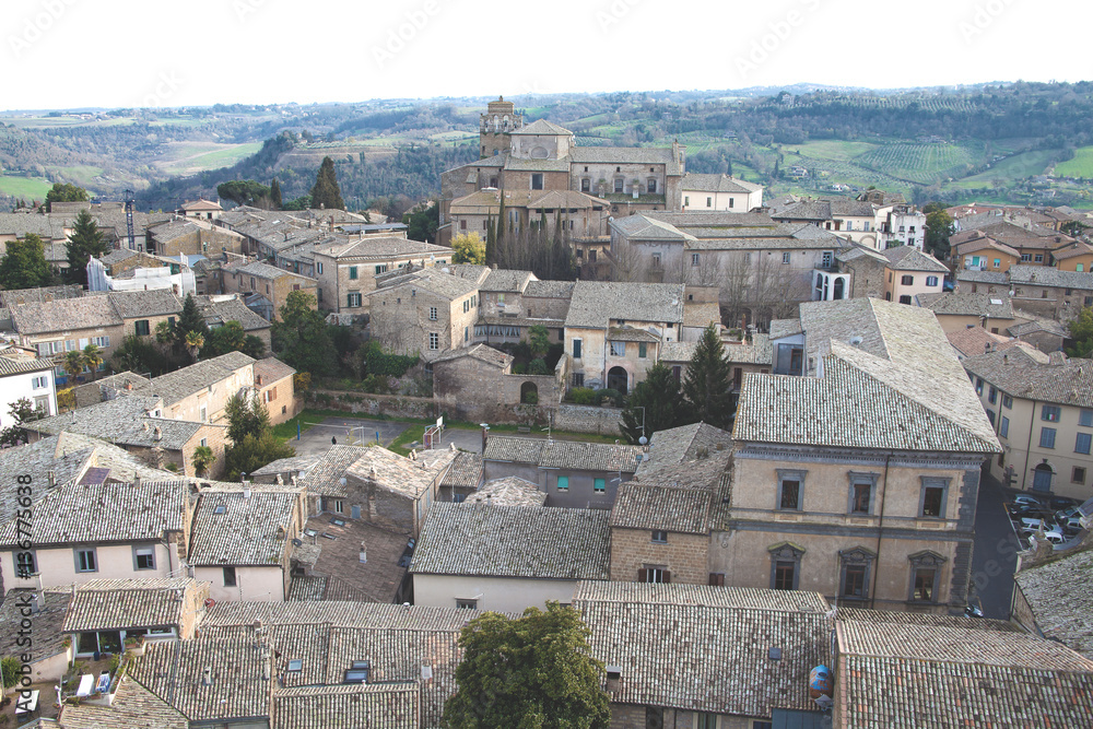 Orvieto's Roofs View