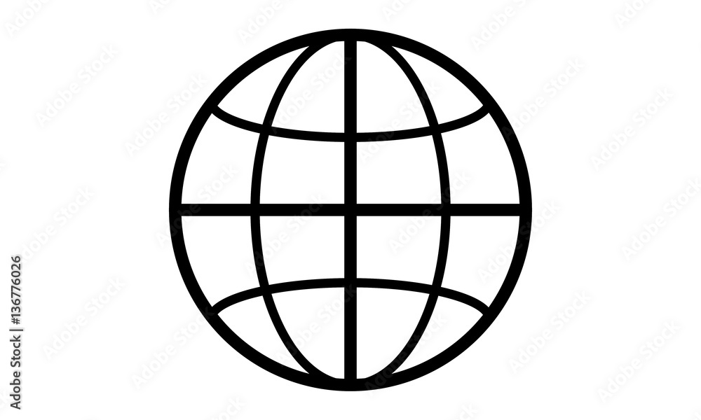 Pictogram - Globe, World, Earth - Object, Icon, Symbol Pictogram - Globe, World, Earth - Object, Icon, Symbol