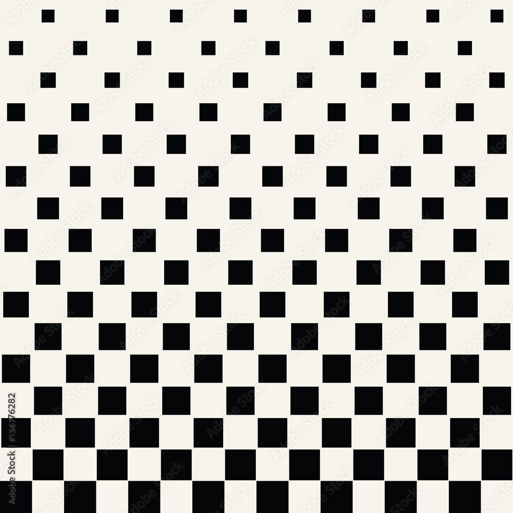 Abstract geometric hipster fashion halftone square pattern