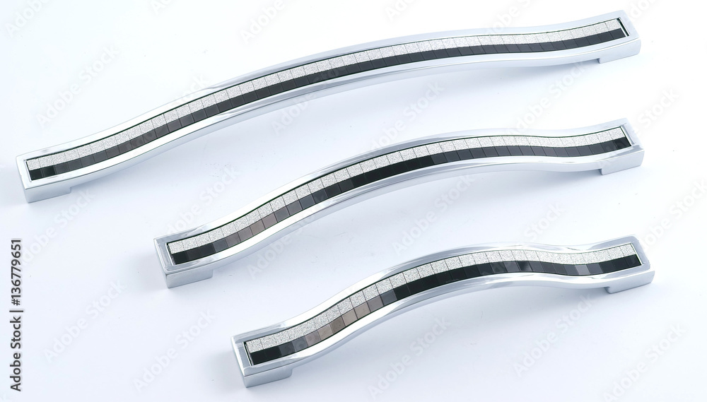 fittings for furniture. Handles for cabinets on a white background fittings for furniture. Handles for cabinets on a white background
