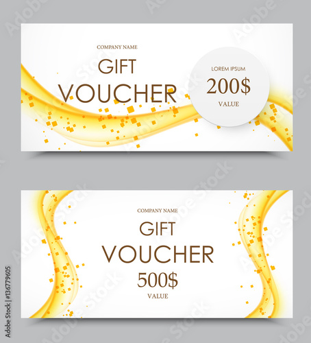 Gift company voucher template