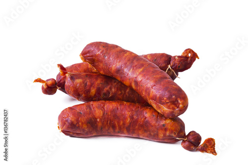 sausages isolated