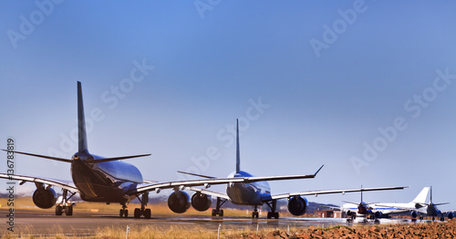 Photography Airplanes 5 runway ground
