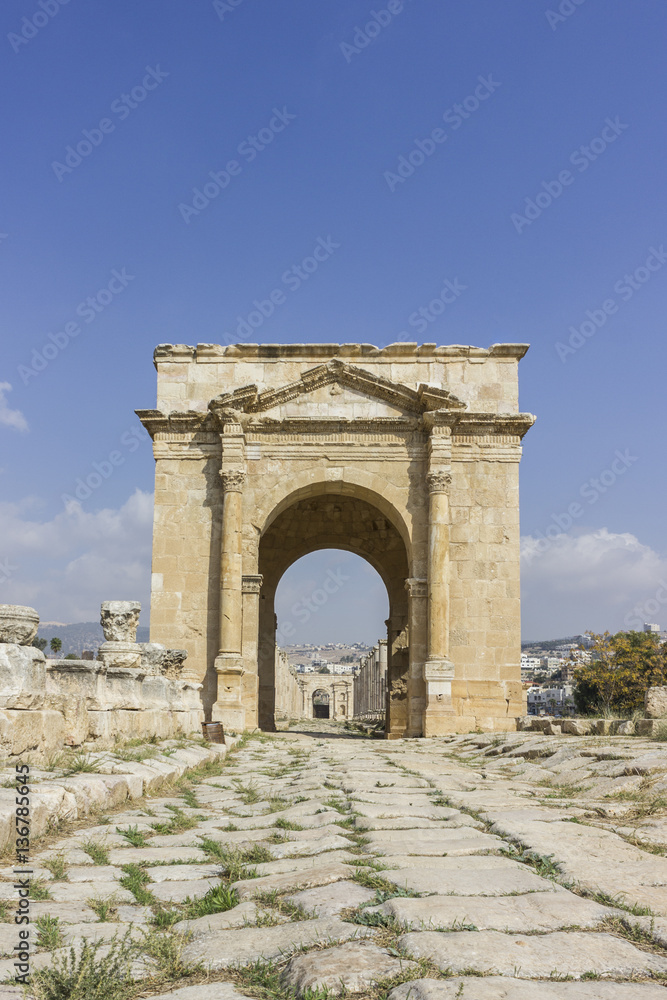 Ancient Roman city of Gerasa modern Jerash, Jordan