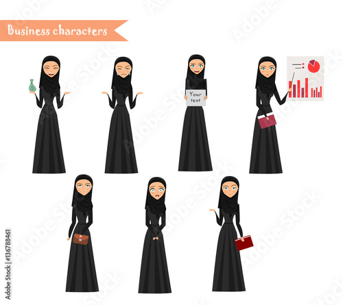 Arab Girl character for scenes.