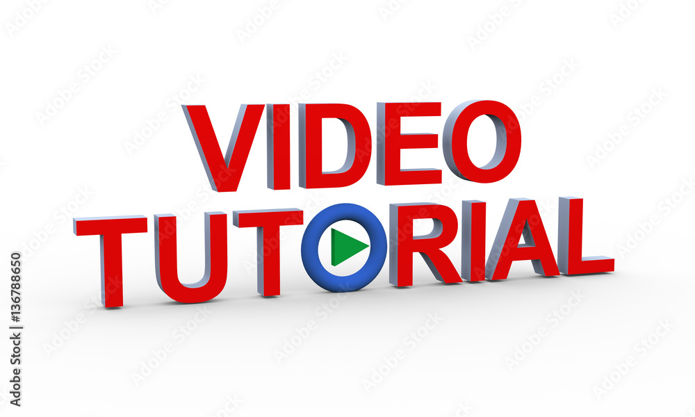 3d text video tutorial