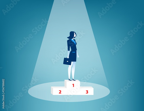 Best businesswoman of team