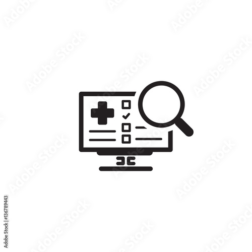 Search Online Instruction and Services Icon.