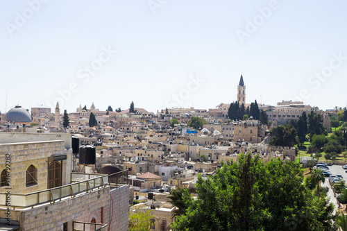 View of the old city of Jerusalem, Israel