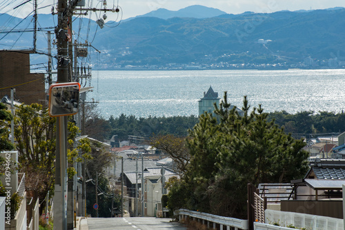 明石海峡・神戸市垂水区からの風景 