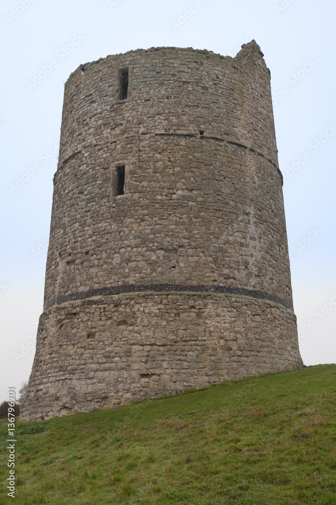 the tower at Hadleigh Castle the tower at Hadleigh Castle