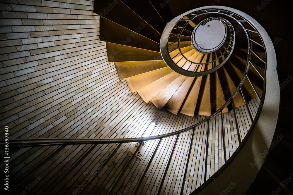 Fototapeta premium Ginza spiral stairs,Tokyo,Japan