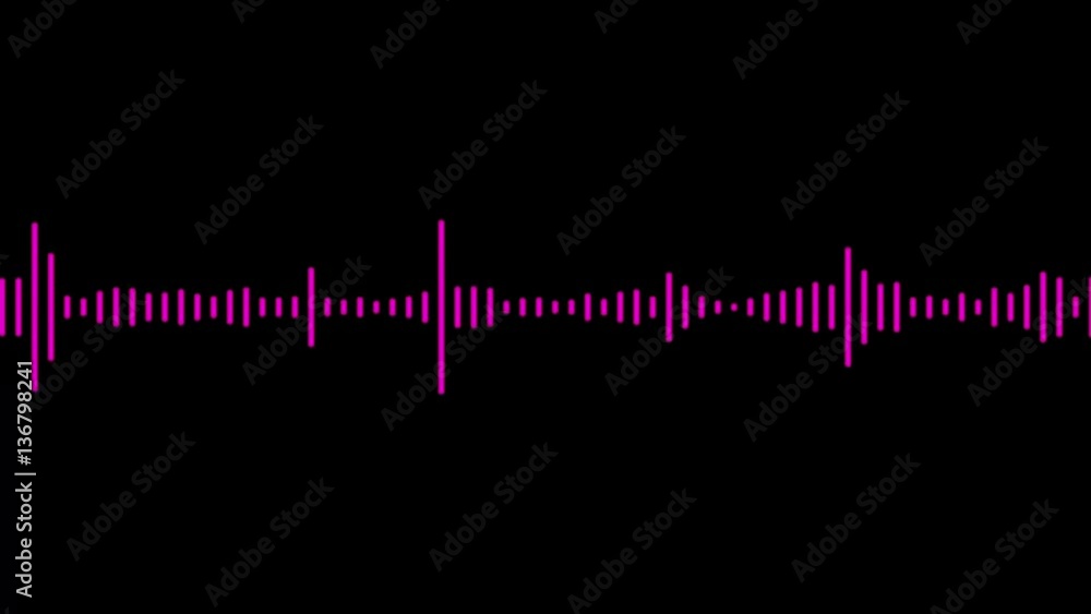 Sound waves moving graphic illustration. Concept of music, audio and volume animated as a digital pulse. Sound waves moving graphic illustration. Concept of music, audio and volume animated as a digital pulse.