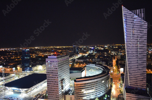 Warszawa letniej nocy/Warsaw by summernight, Mazovia, Poland