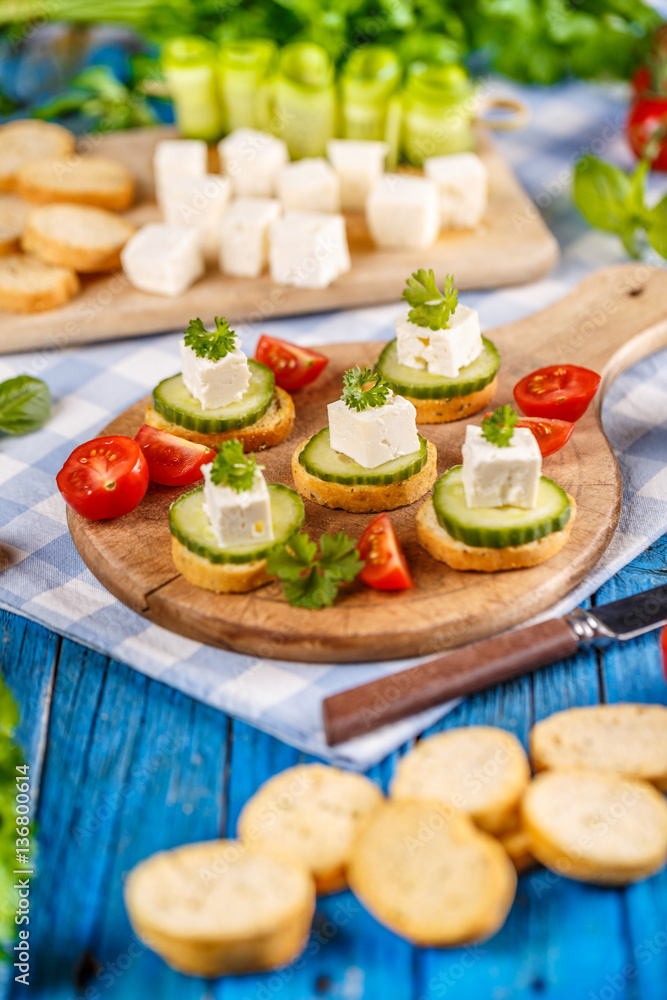 Healthy mini sandwiches Healthy mini sandwiches