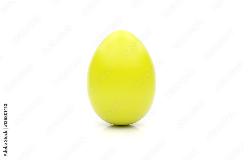 Osterei gelb matt Osterei gelb matt