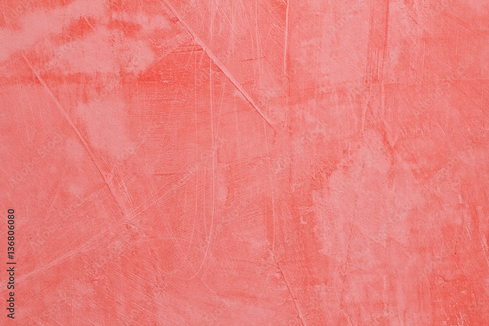 Fototapeta premium Painted red retro wall texture