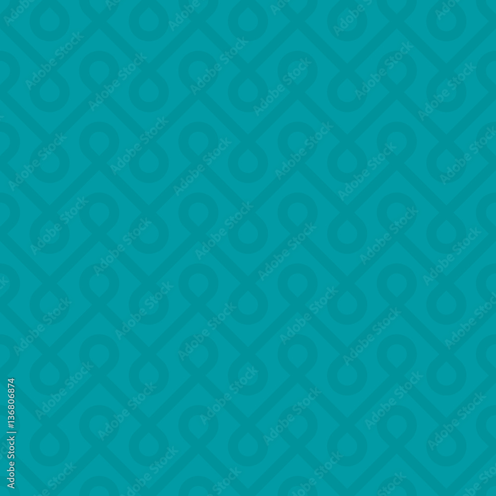 Turquoise Linear Weaved Seamless Pattern. Turquoise Linear Weaved Seamless Pattern.