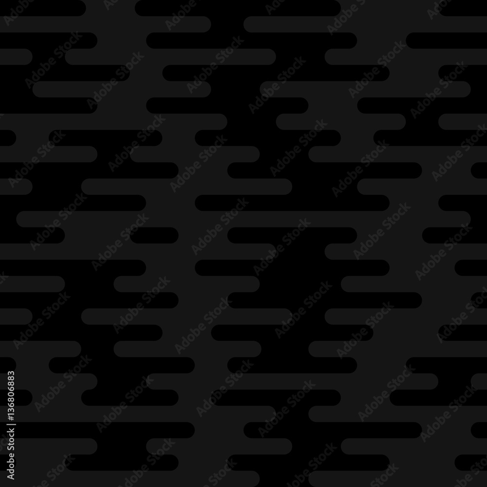 Obraz premium Ripple Irregular Rounded Lines Seamless Pattern
