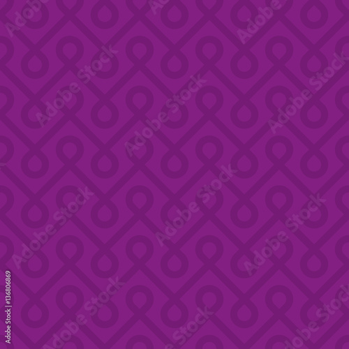 Purple Linear Weaved Seamless Pattern.