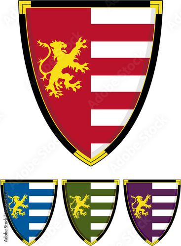 Medieval Knights Lion Emblem Shield Free Download Medieval Knights Lion Emblem Shield - GFXLoad