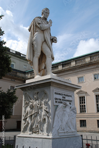 Statue of the Prussian general Scharnhorst, Street 