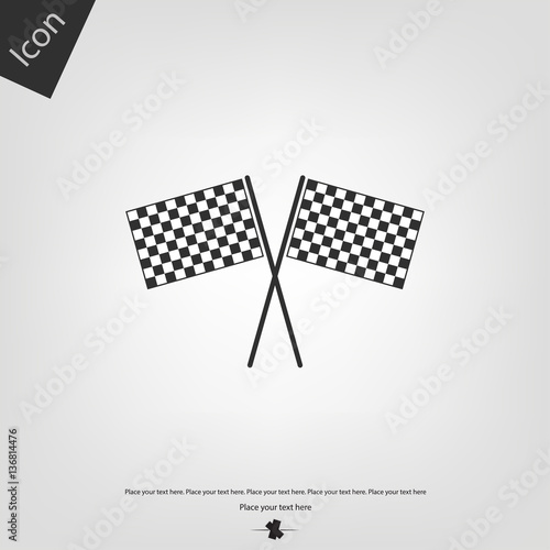 Racing flag icon